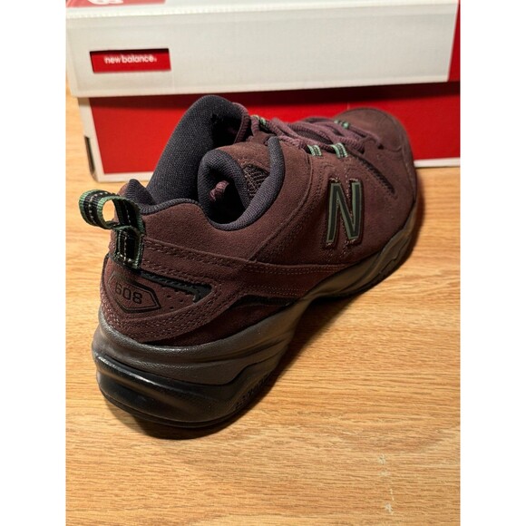 NIB New Balance 608v4 Shoes Mens 8 D Brown Leather Suede Walking‎ Shoes MX608V40 - Picture 5 of 11